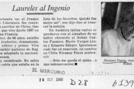 Laureles al ingenio  [artículo]
