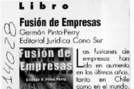 Fusión de empresas  [artículo]