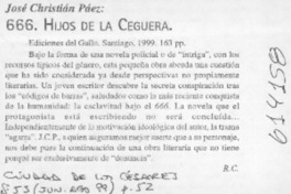 666, Hijos de la ceguera  [artículo] R. C.