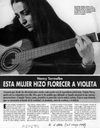 Esta mujer hizo florecer a Violeta  [artículo]
