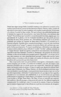 Pedro Lemebel, apuntes para un estudio