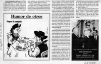 Memorias poco diplomáticas  [artículo]
