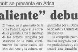 "Pan caliente" debutará hoy