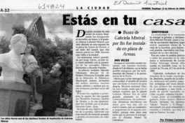 Estás en tu casa  [artículo] Viviana Carrasco