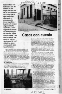 Casas con cuento  [artículo]