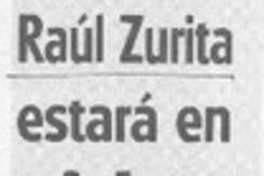 Raúl Zurita estará en video conferencia  [artículo]