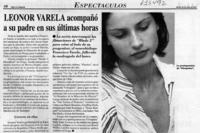Leonor Varela acompañó a su padre en sus últimas horas  [artículo]