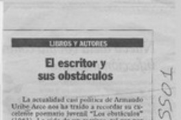 El escritor y sus obstáculos