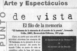 El filo de la memoria  [artículo] Iván Quezada E.