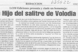 50 años de Hijo del salitre de Volodia Teitelboim  [artículo]