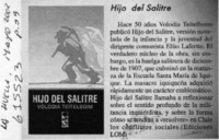 Hijo del salitre  [artículo]