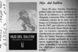 Hijo del salitre  [artículo]