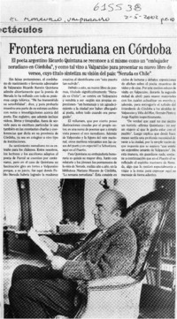 Frontera nerudiana en Córdoba  [artículo]