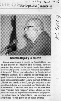 Gonzalo Rojas y la muerte  [artículo]