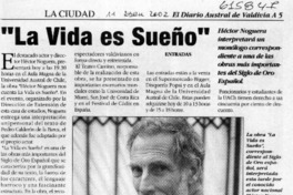 "La vida es sueño"  [artículo]