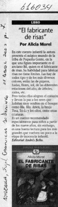 "El fabricante de risas"  [artículo]