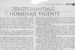 Homenaje vigente  [artículo]