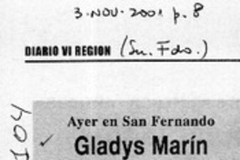 Gladys Marín presentó libro "El poder de desafiar al poder"  [artículo]