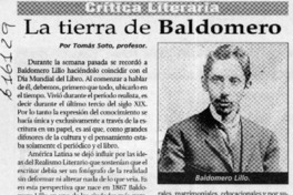 La tierra de Baldomero  [artículo] Tomás Soto