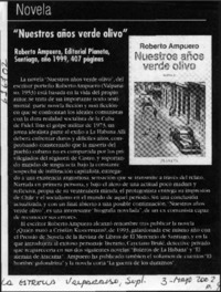 "Nuestros años verde olivo"  [artículo]