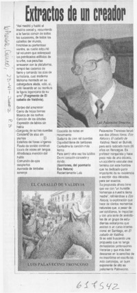 Extractos de un creador  [artículo]