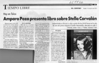 Amparo Pozo presenta libro sobre Stella Corvalán  [artículo] Manuel Herrera