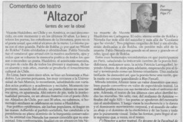"Altazor"