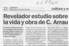 Revelador estudio sobre la vida y obra de C. Arrau  [artículo]
