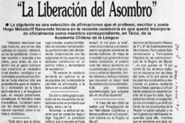 "La liberación del asombro"  [artículo]