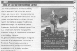 Chile, un caso de subdesarrollo exitoso  [artículo]
