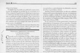 Memorabilia (Impresiones y recuerdos)  [artículo] J. T.