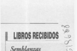 Semblanzas  [artículo]