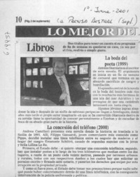 La Boda del poeta  [artículo]