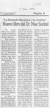 La Hacienda Bucalemu y los Jesuitas  [artículo]