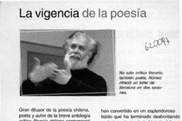 La Vigencia de la poesía  [artículo]
