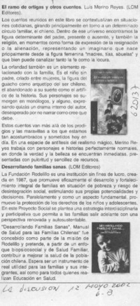 El Ramo de ortigas y otros cuentos  [artículo]