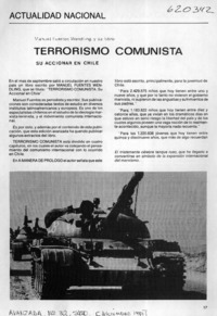 Terrrorismo comunista  [artículo]