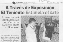 A través de exposición El Teniente estimula el arte  [artículo]