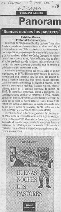 "Buenas noches los pastores"  [artículo]