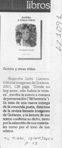 Zamira y otras vidas  [artículo]