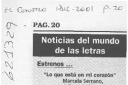 "Lo que está en mi corazón"  [artículo]