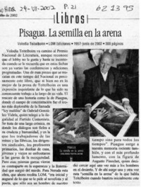 Pisagua, la semilla en la arena  [artículo]
