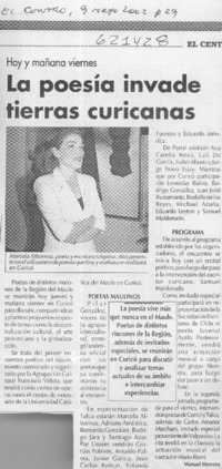 La poesía invade tierras curicanas  [artículo]
