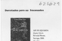 Derrotados pero no fracasados  [artículo] Loreto Rebolledo