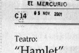 "Hamlet" tiene otra secuela  [artículo]