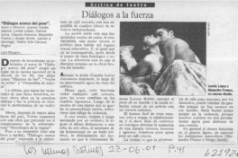 Diálogos a la fuerza  [artículo] Lady Macbeth