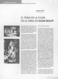 El tema de la culpa en la obra de Egon Wolff