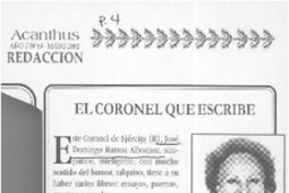 El coronel que escribe