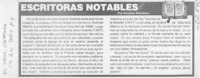 Escritoras notables