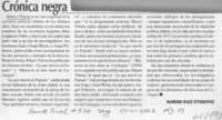 Crónica negra
